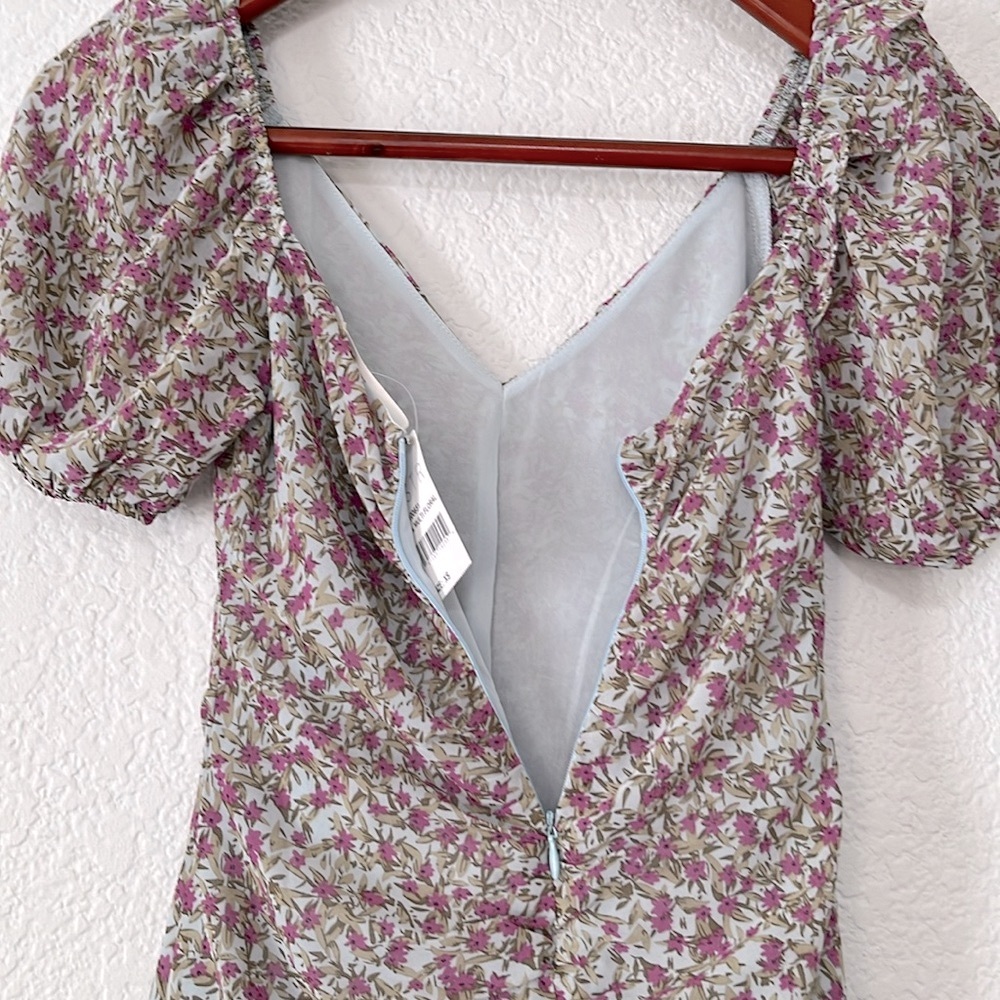 ASTR Floral Ruffle Mini Dress - Picture 13 of 16